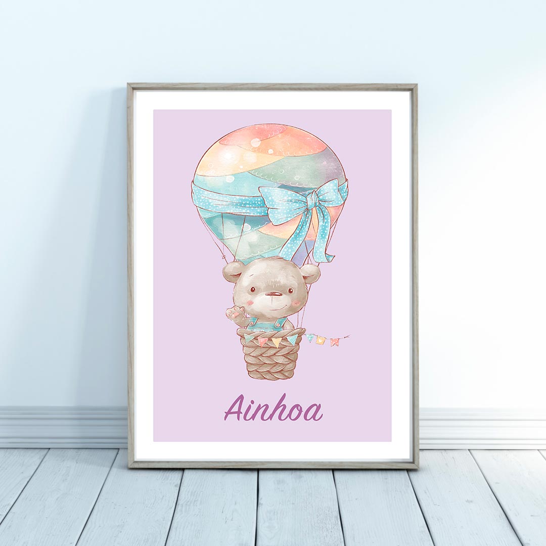 Póster personalizable. Modelo Ainhoa - Amapuches