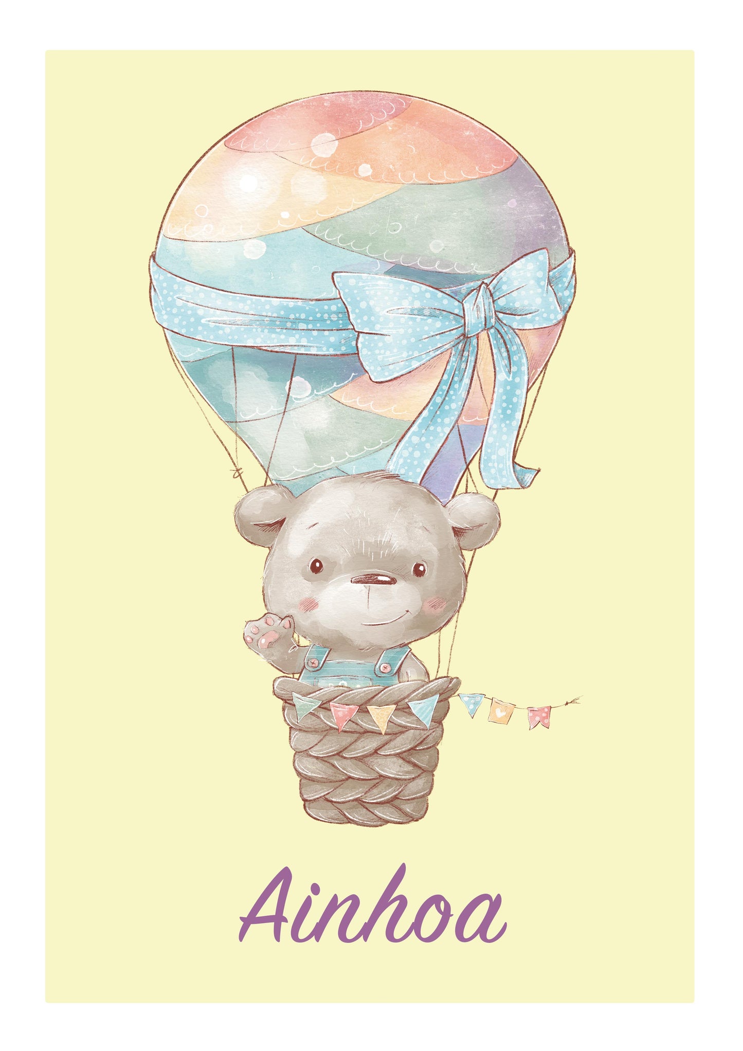 Póster personalizable. Modelo Ainhoa - Amapuches
