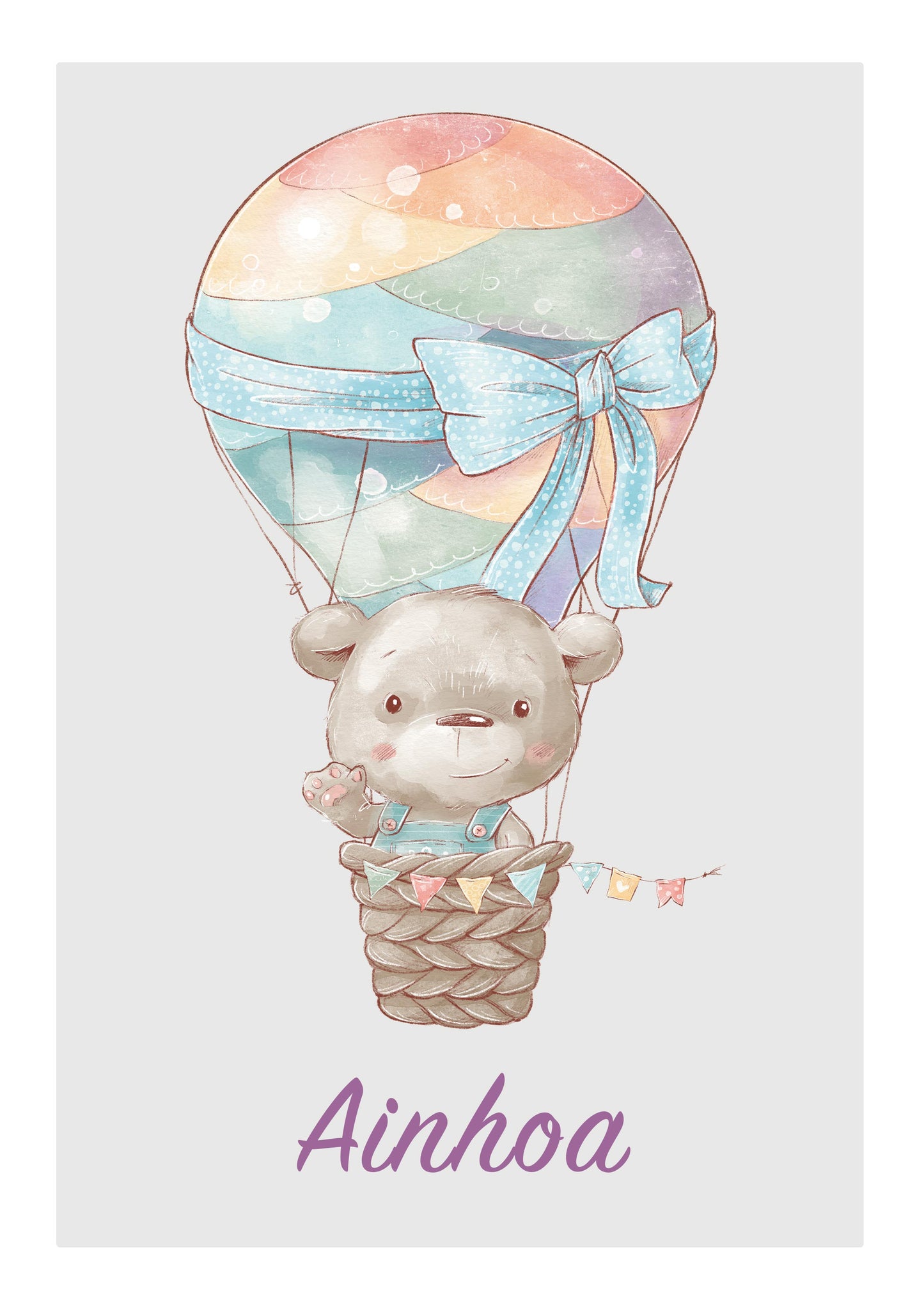 Póster personalizable. Modelo Ainhoa - Amapuches