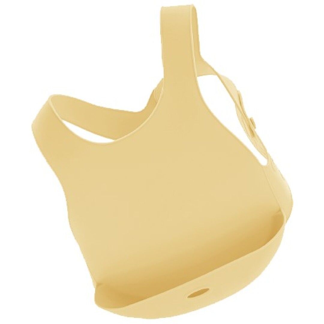 Babero silicona amarillo butter Flexi Bab Baby - Amapuches