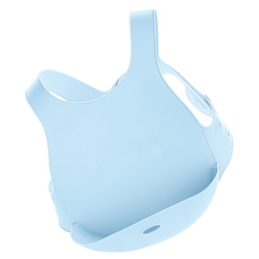 Babero silicona azul Flexi Bab Baby - Amapuches
