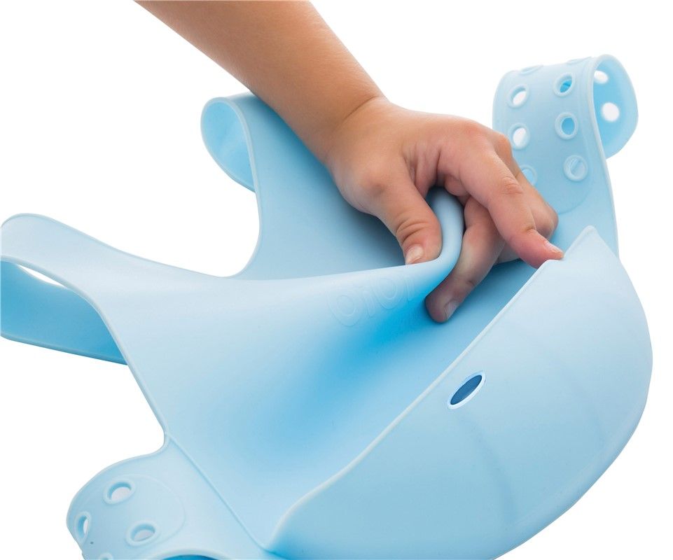 Babero silicona azul Flexi Bab Baby - Amapuches