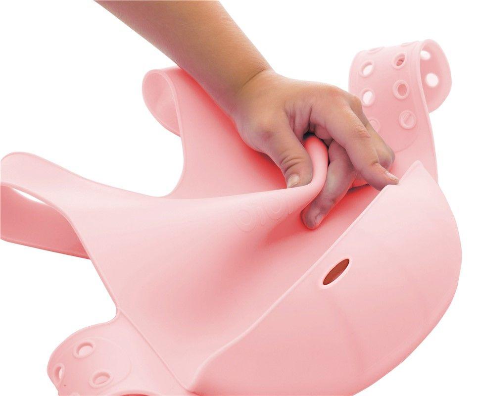 Babero silicona rosa Flexi Bab Baby - Amapuches