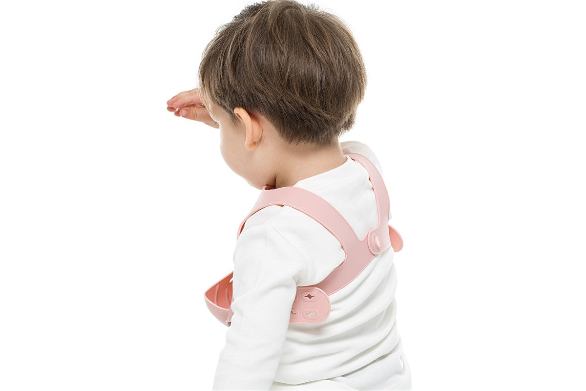 Babero silicona rosa Flexi Bab Baby - Amapuches