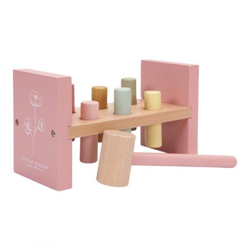 Banco de golpeo flores silvestres rosa - Amapuches