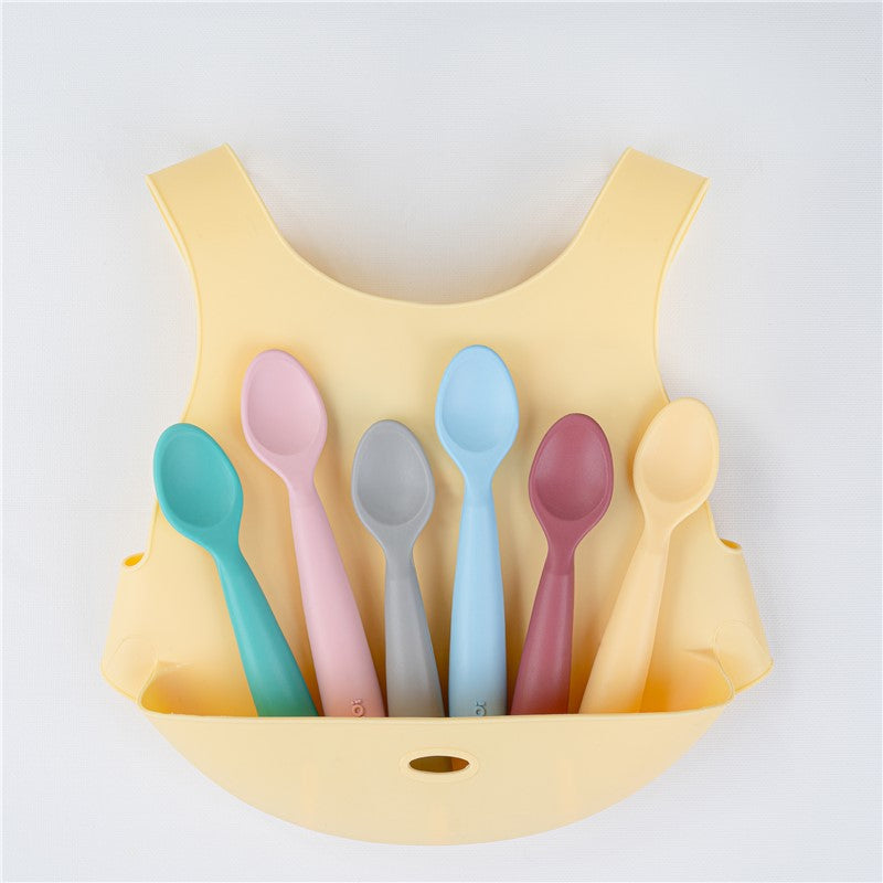 Cuchara de silicona baby blue - Amapuches