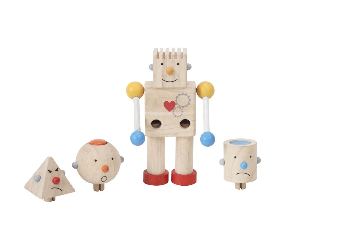 Robot de madera - Construye a tu robot - Amapuches