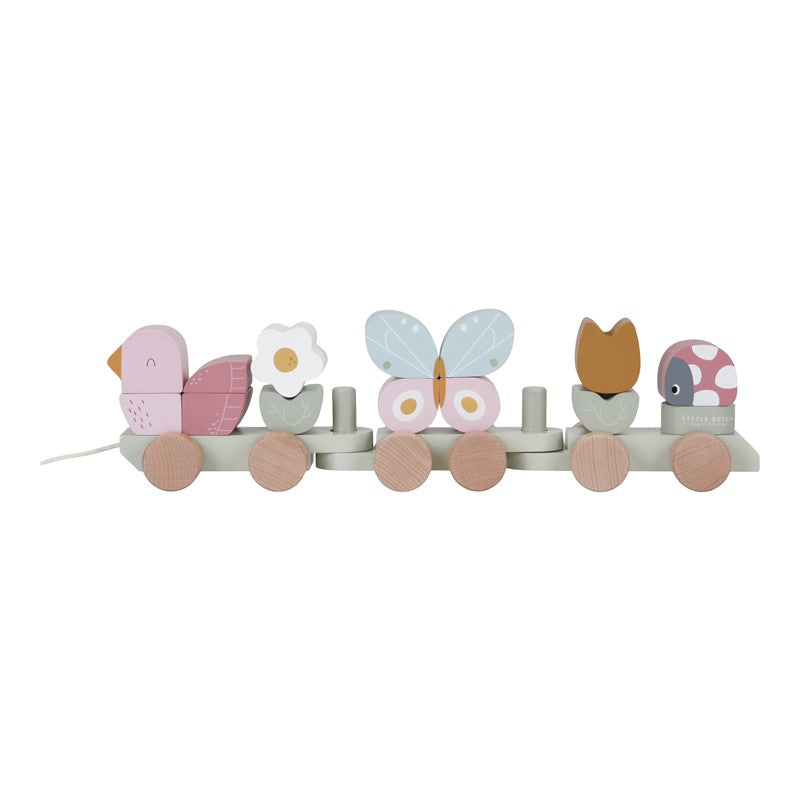 Tren apilable Flores y Mariposas - Amapuches