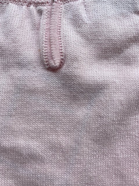 Vestido tejido de manga corta en algodón - Amapuches