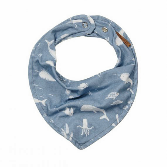 Babero bandana océano azul - Amapuches