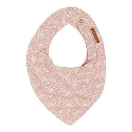 Babero bandana lirio rosa - Amapuches
