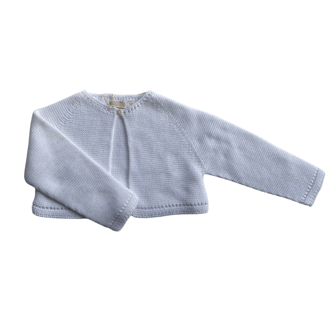 Conjunto vestido con topitos y boba para bebé - Amapuches