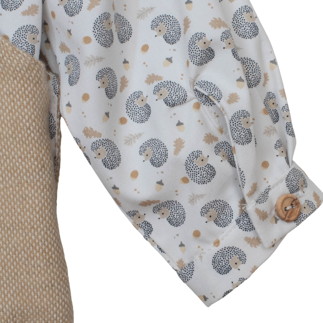 Conjunto camisa erizo y peto bebé niño - Amapuches