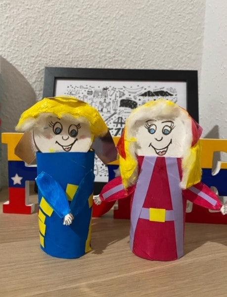 Manualidades para niños con material reciclado - Amapuches