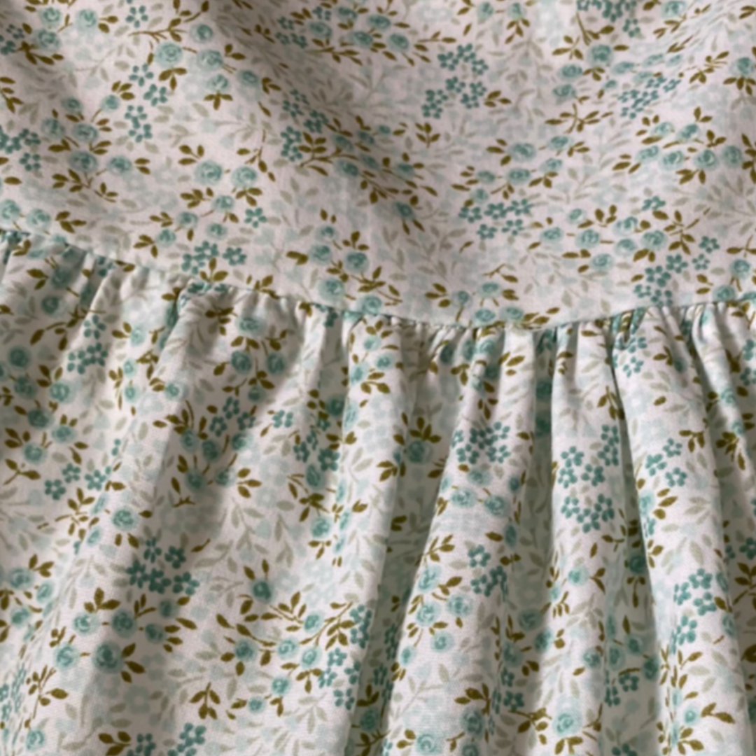 Vestido bebé sin mangas con tela de algodón estampado - Amapuches