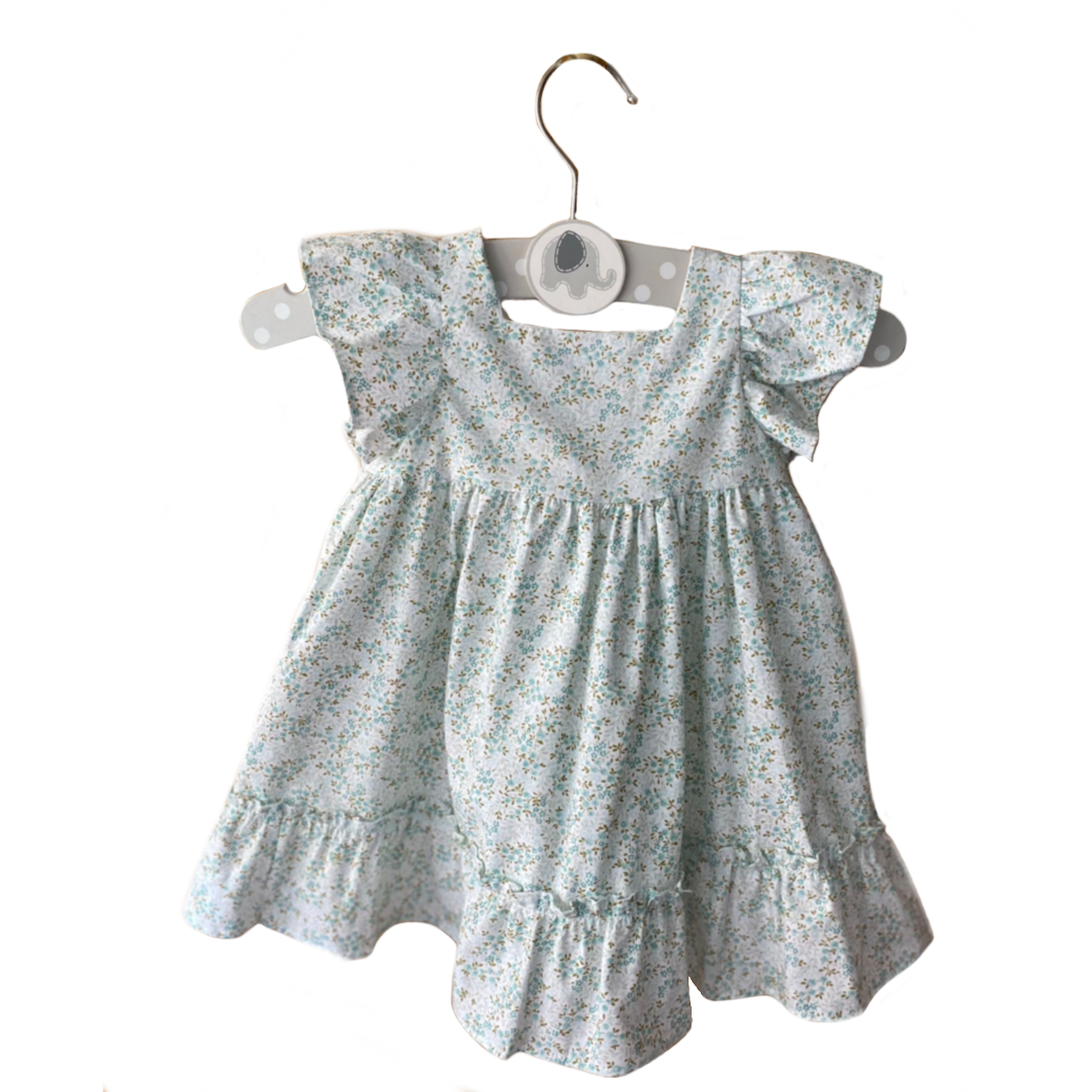 Vestido bebé sin mangas con tela de algodón estampado - Amapuches